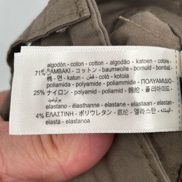 ZARA Origins Brown Utility Cargo Pants High Waist Relaxed Fit Women Size 32 NWT - Picture 11 of 11